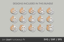 Load image into Gallery viewer, Snowflake Ornament SVG
