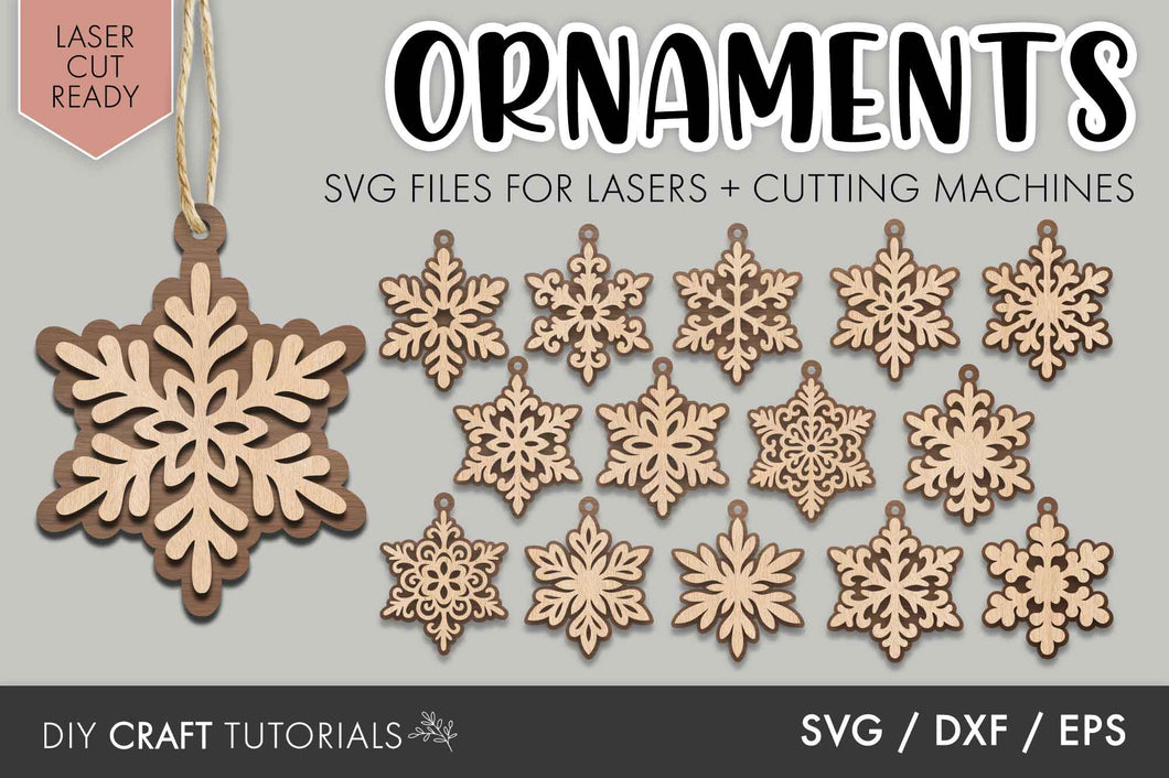 Snowflake Ornament SVG