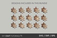 Load image into Gallery viewer, Snowflake Ornament SVG
