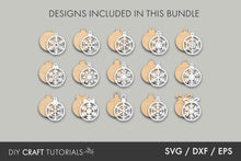 Load image into Gallery viewer, Snowflake Ornament SVG
