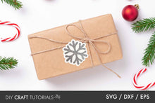 Load image into Gallery viewer, Snowflake SVG
