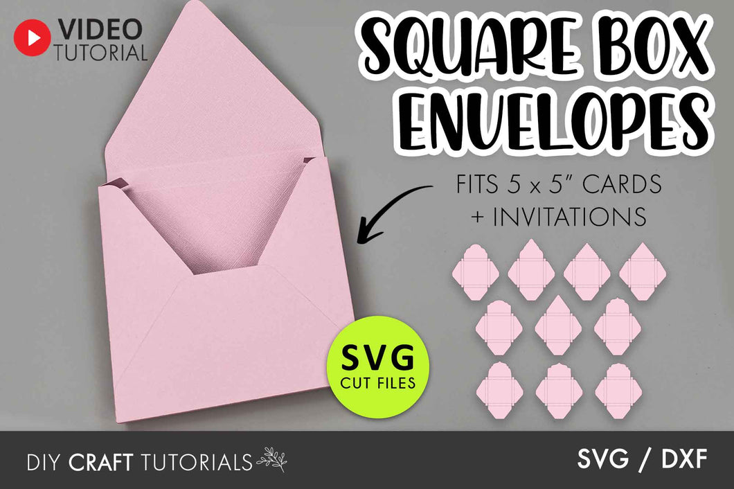 Square Box Envelope SVG