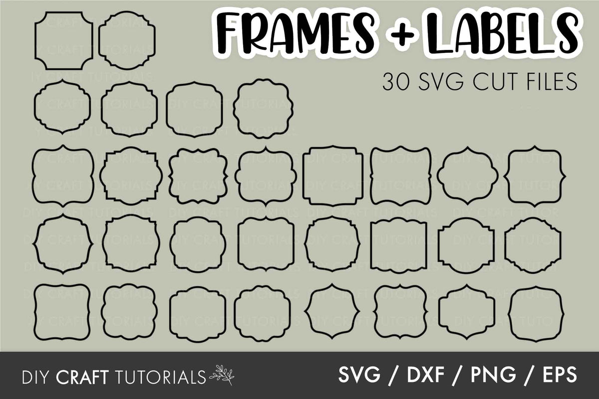 Fun Frame Svg Classic Frames SVG – DIY Craft Tutorials