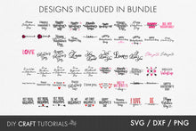 Load image into Gallery viewer, Valentine&#39;s Day SVG Bundle - 60 Designs
