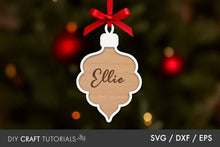 Load image into Gallery viewer, Blank Vintage Ornament SVG
