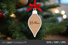 Load image into Gallery viewer, Blank Vintage Ornament SVG

