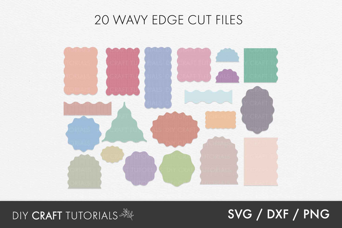 Wavy Edge SVG – DIY Craft Tutorials