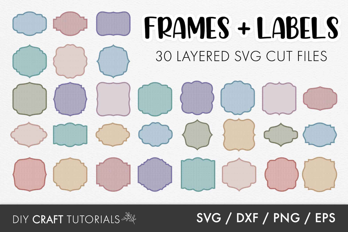 Frames SVG – DIY Craft Tutorials