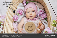 Load image into Gallery viewer, Baby Milestone SVG Bundle for Laser Cutters
