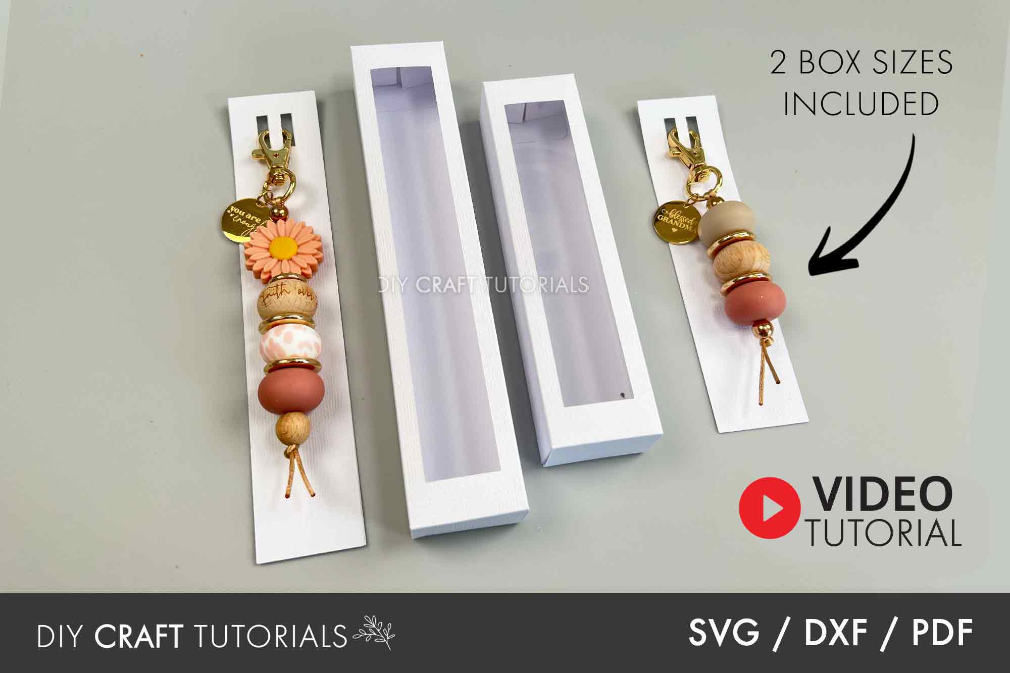 Keychain Box Design Beaded Keychain Box SVG – DIY Craft Tutorials