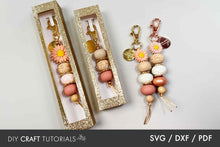 Load image into Gallery viewer, Beaded Keychain Box SVG
