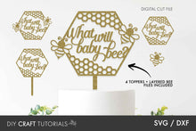 Load image into Gallery viewer, Baby Shower Cake Topper
