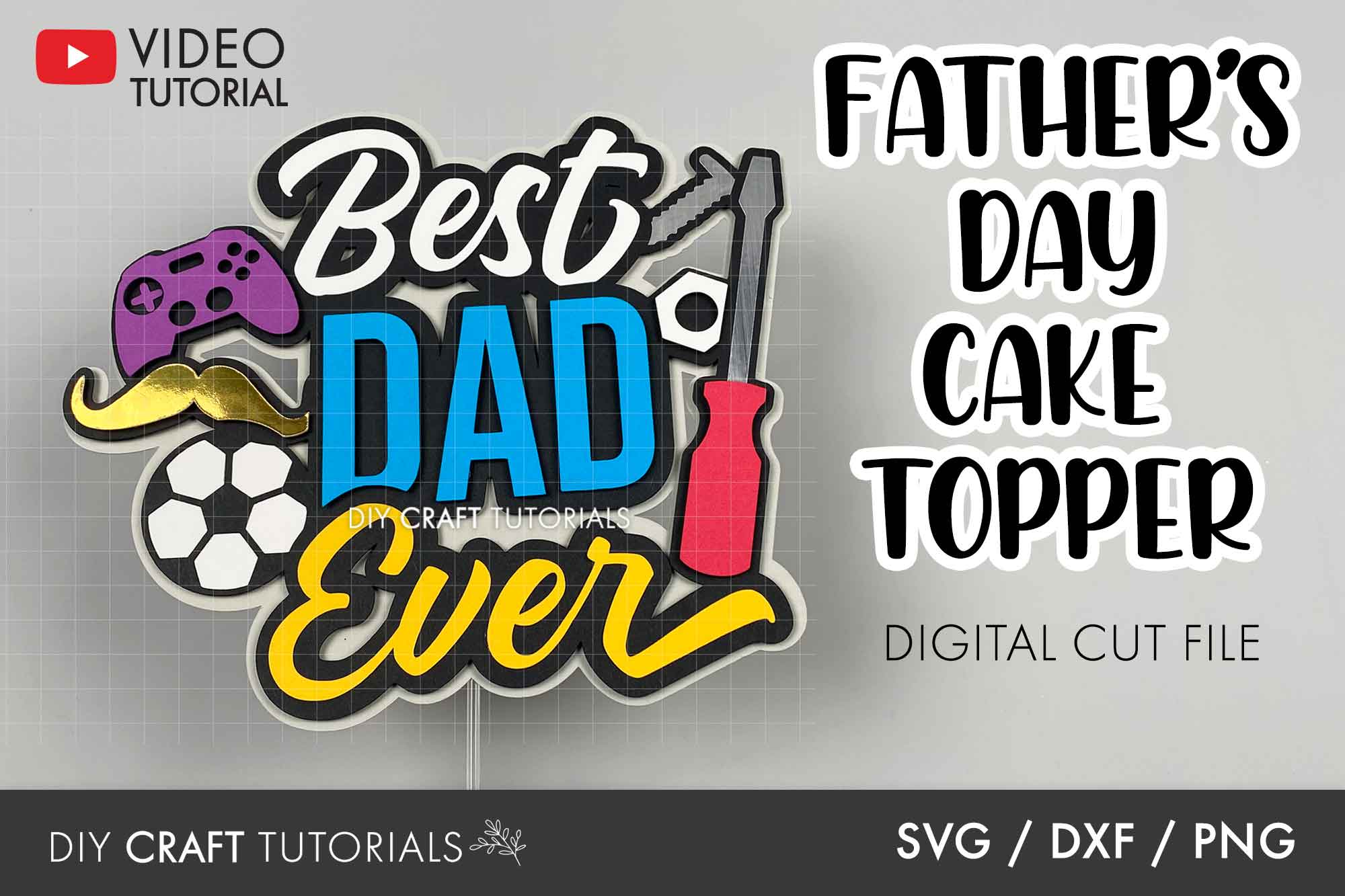 Daddy Cake Topper | SANDRA DILLON DESIGN