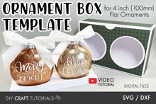 Load image into Gallery viewer, Double Ornament Box SVG Bundle - 6 Sizes
