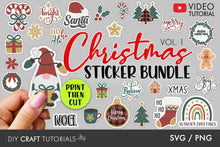Load image into Gallery viewer, Printable Christmas Stickers - Vol 1
