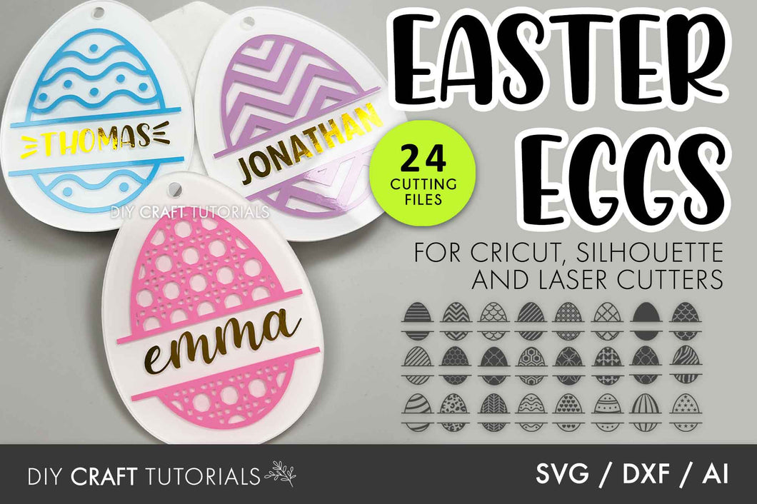 Easter Egg SVG - Set 1