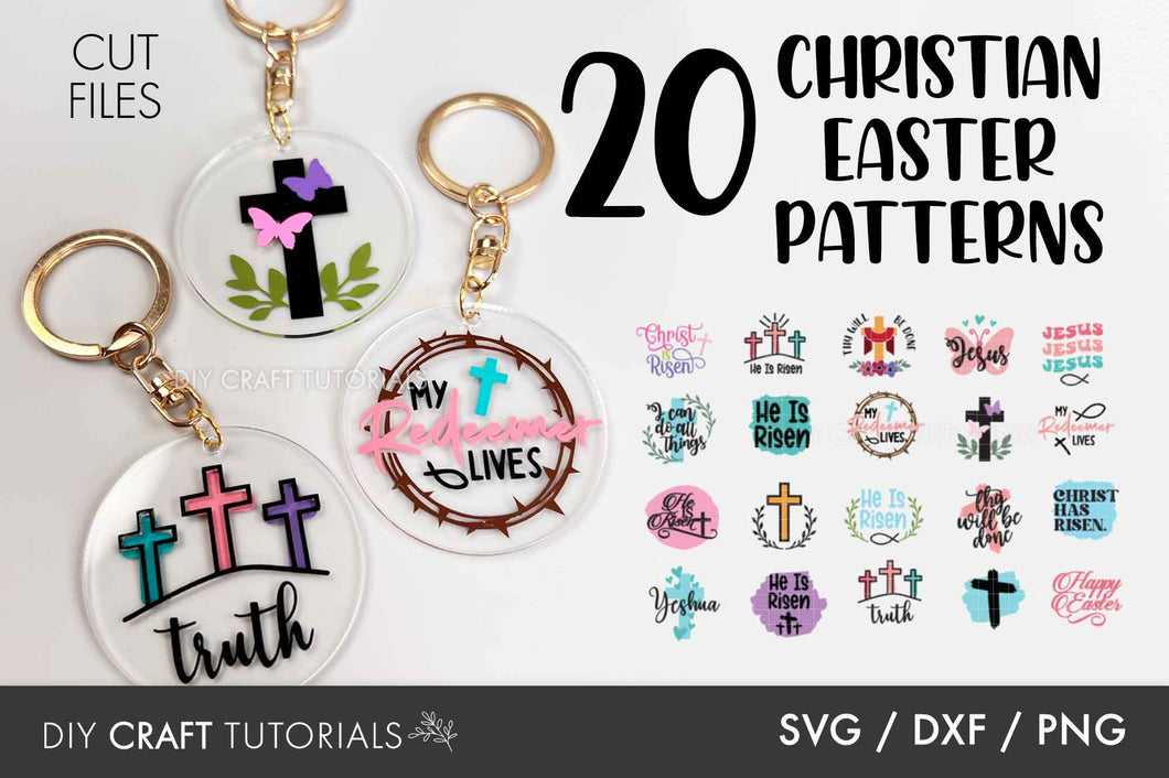 Christian Easter Keychains