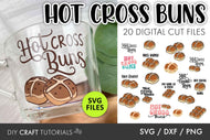 Hot Cross Bun SVG
