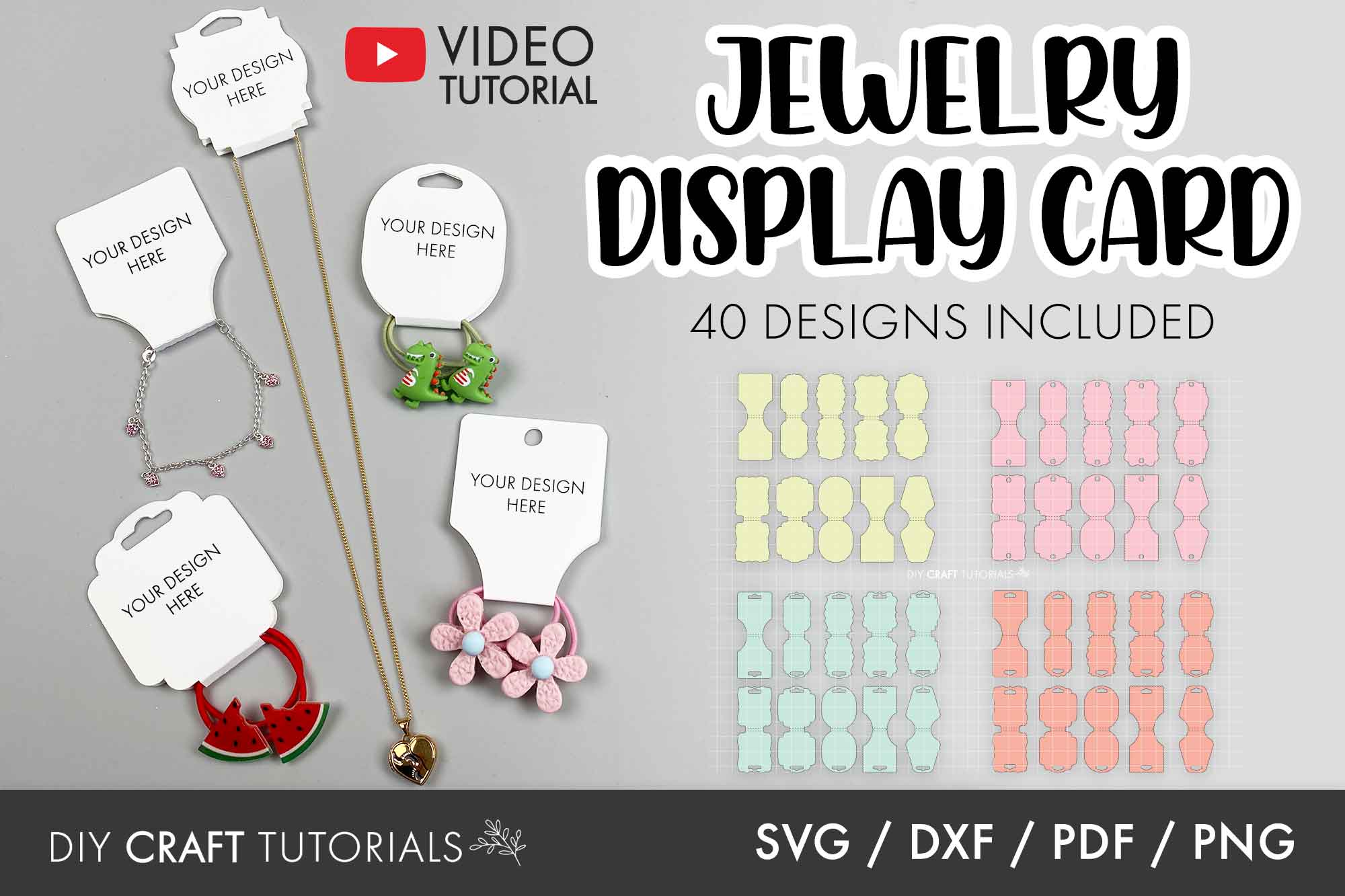 Display Card Sample Diy Earring Display Cards