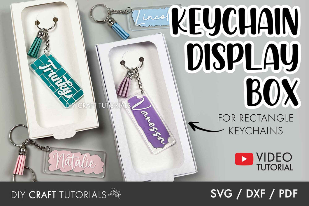 Rectangle Keychain Box SVG
