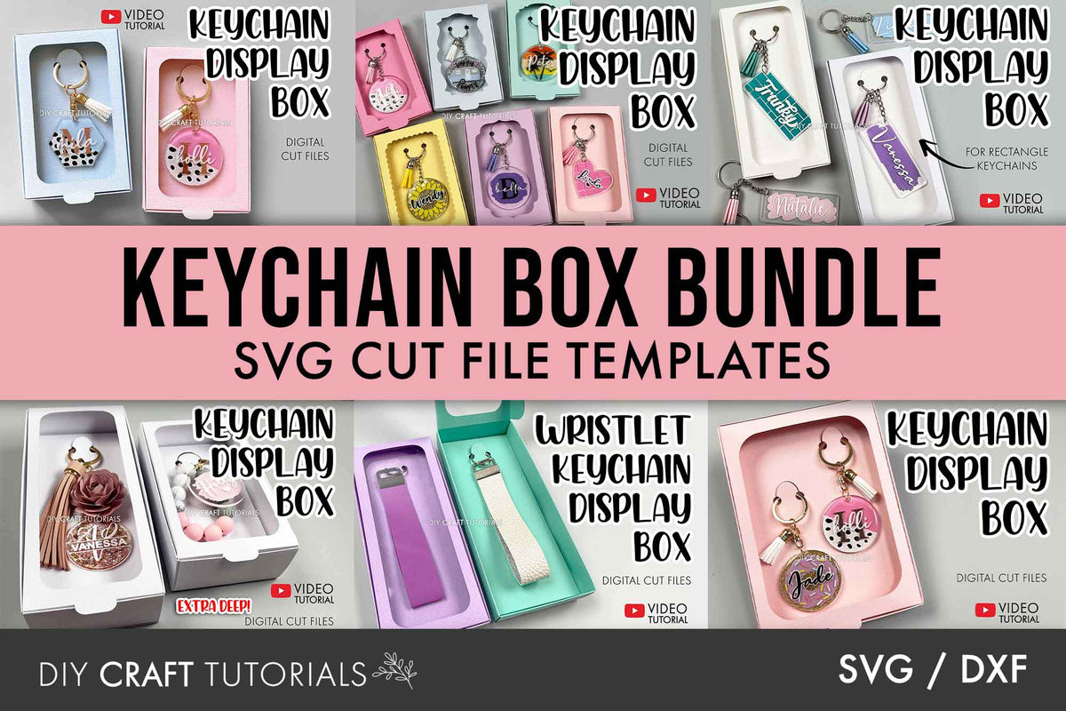 Keychain Box SVG Bundle – DIY Craft Tutorials