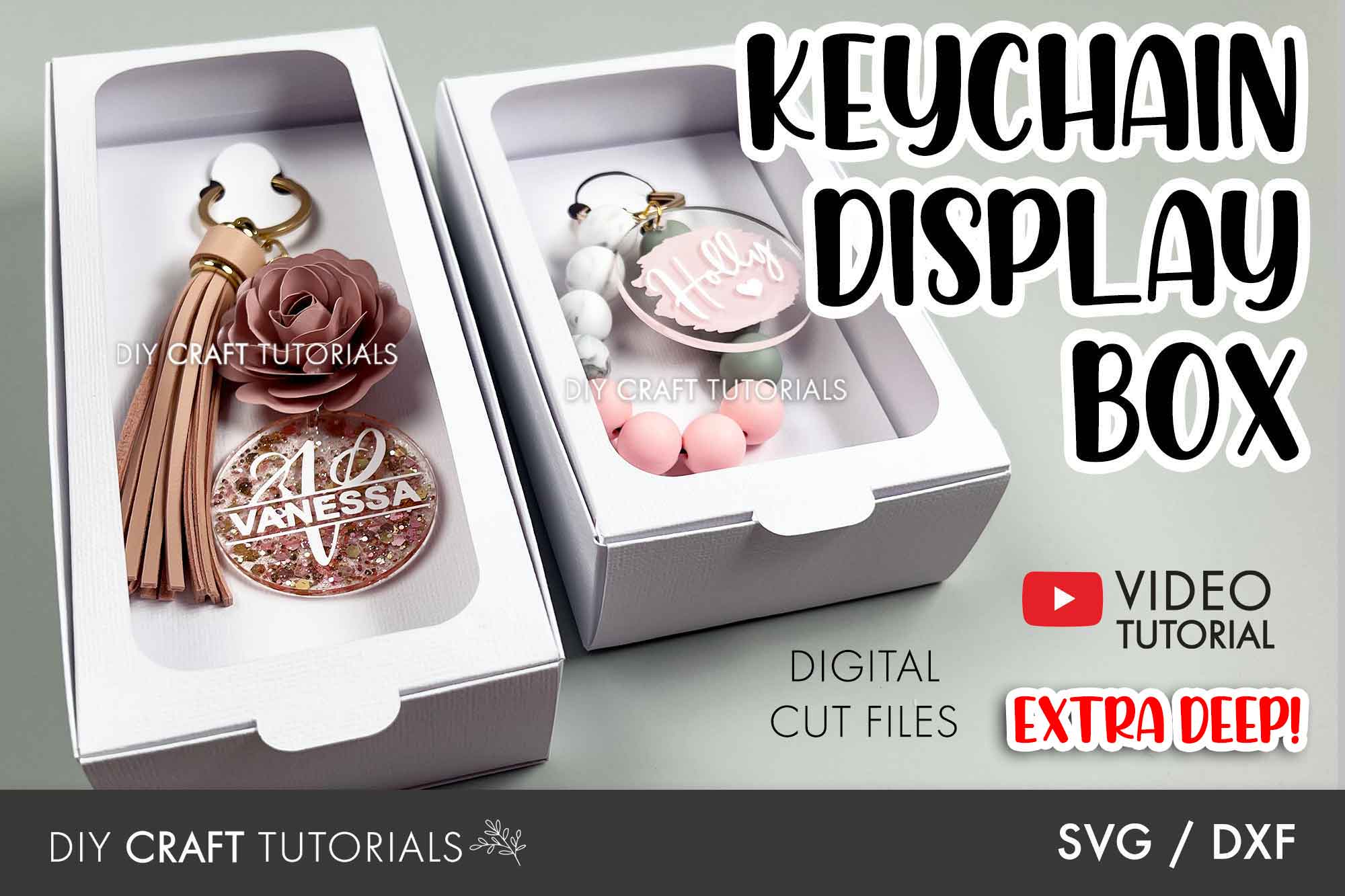 Keychain Box SVG Bundle – DIY Craft Tutorials
