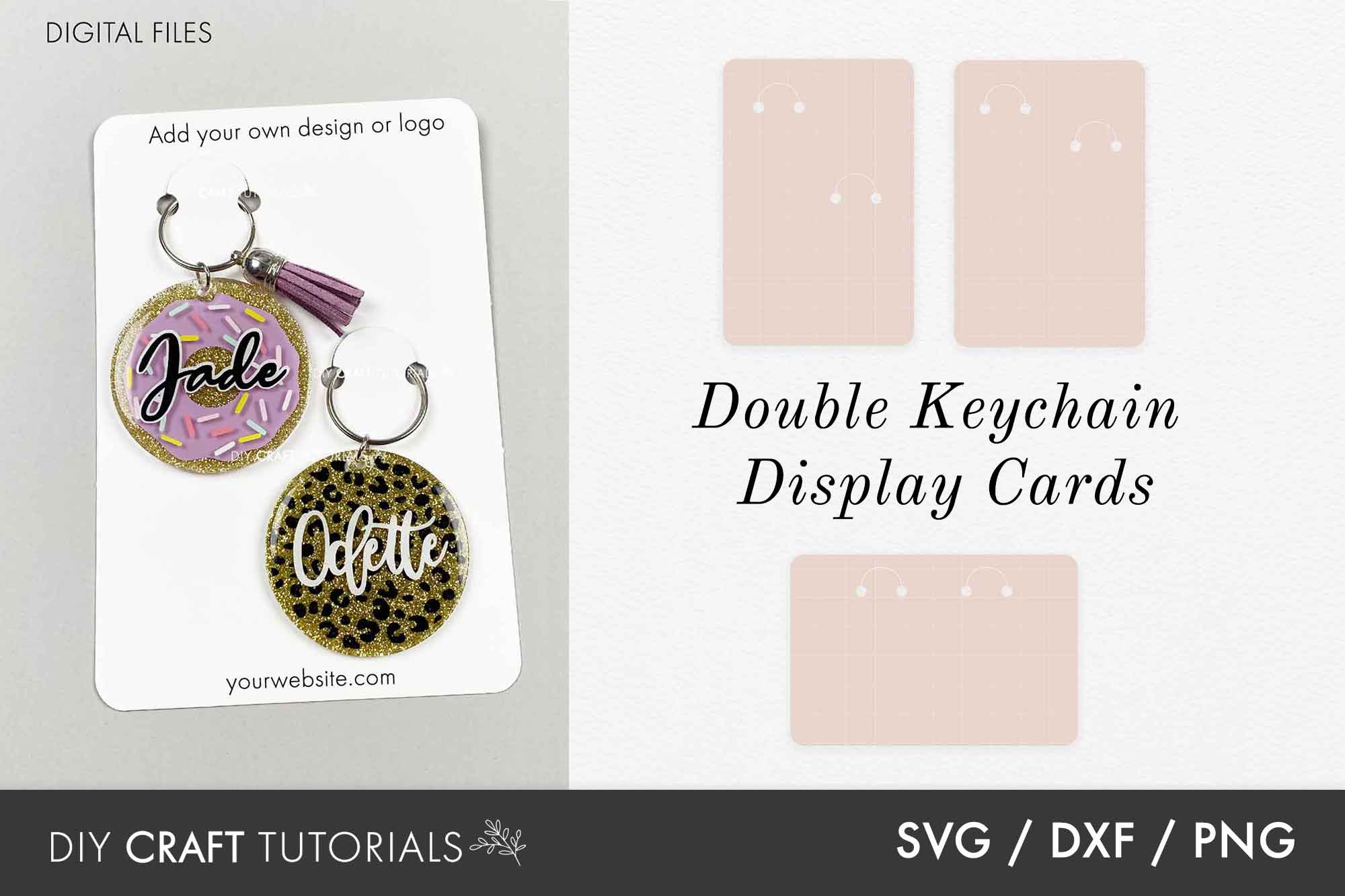 Keychain Display Card SVG Bundle – DIY Craft Tutorials