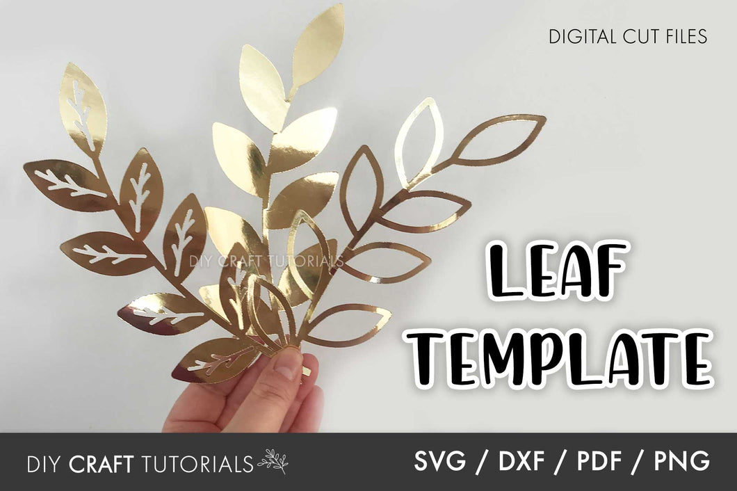 Leaf SVG Template 6