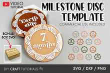 Load image into Gallery viewer, Boho Baby Milestone SVG
