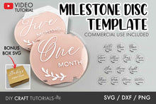Load image into Gallery viewer, Baby Milestone Disc SVG - Bundle

