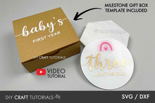Load image into Gallery viewer, Baby Milestone Disc SVG - Set 7
