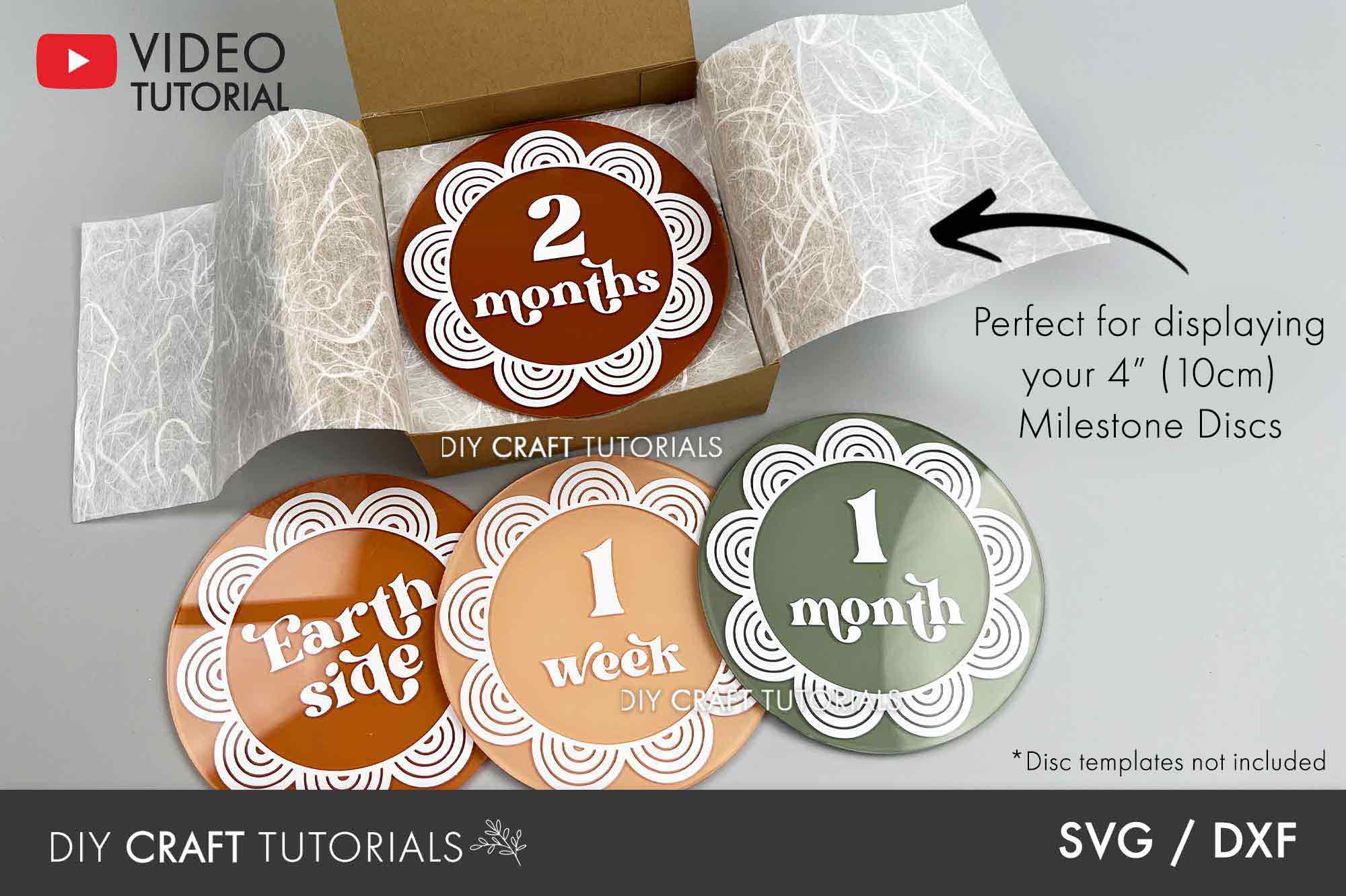 Milestone Sample Box Baby Milestone Box Template – DIY Craft Tutorials