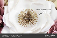 Load image into Gallery viewer, Paper Flower Center SVG
