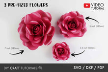 Load image into Gallery viewer, Paper Flower Template - Set 3
