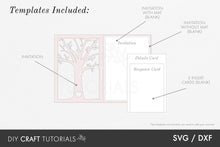 Load image into Gallery viewer, Tree Wedding Invitation Template
