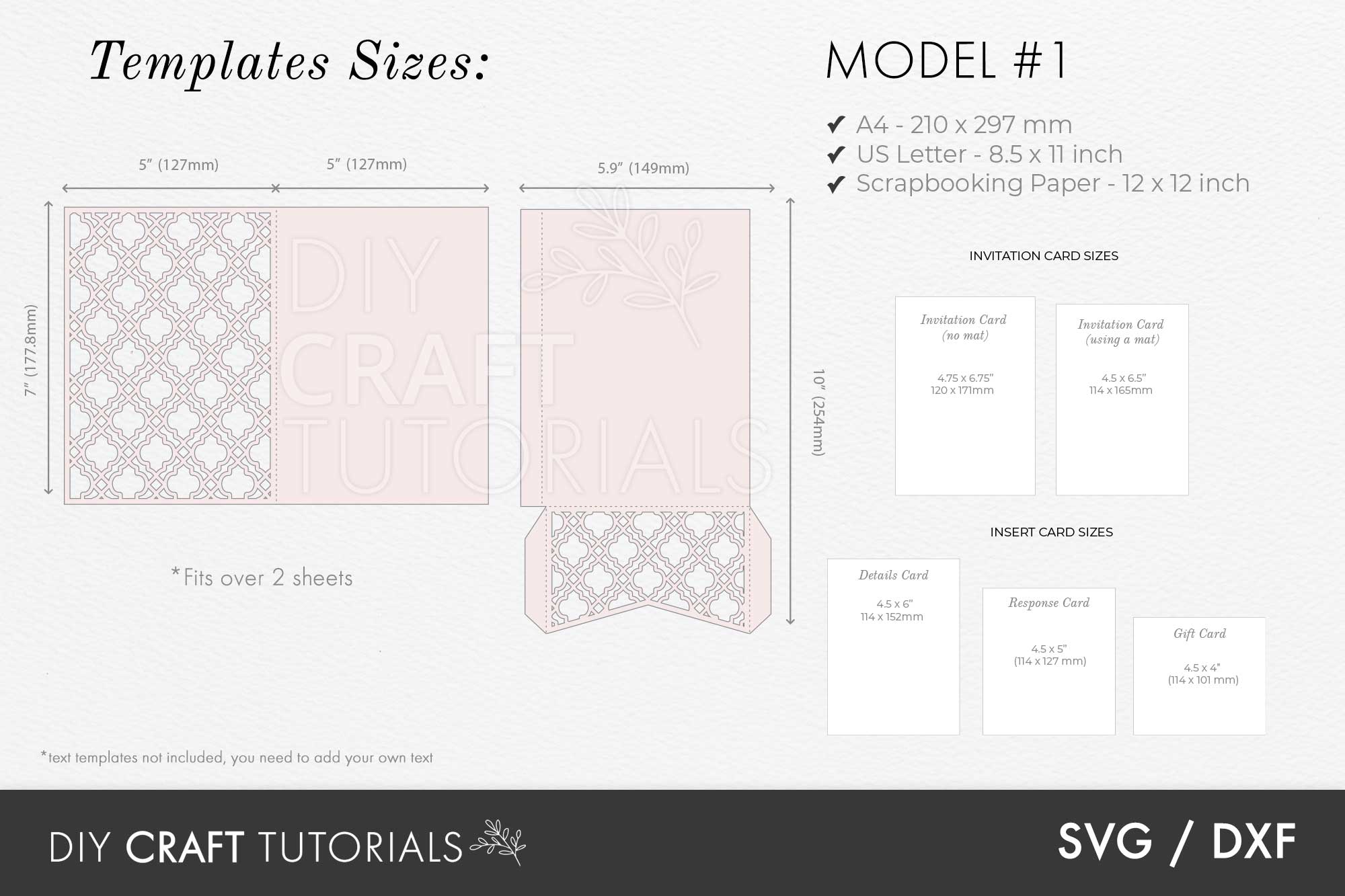 Wedding invitation invitation card dimensions | Beachweddingtips.com