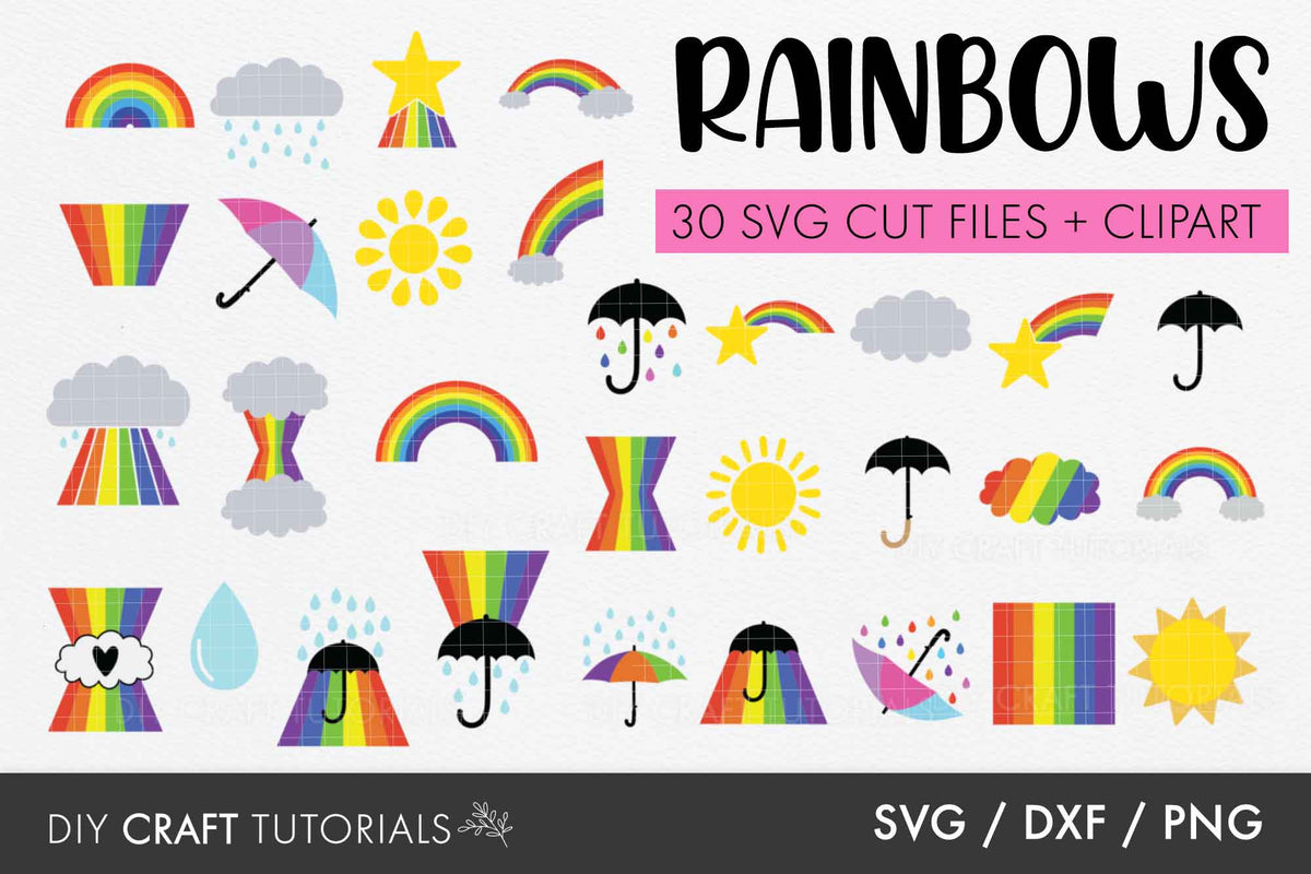 Rainbow SVG – DIY Craft Tutorials