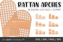 Load image into Gallery viewer, Rattan Arch SVG
