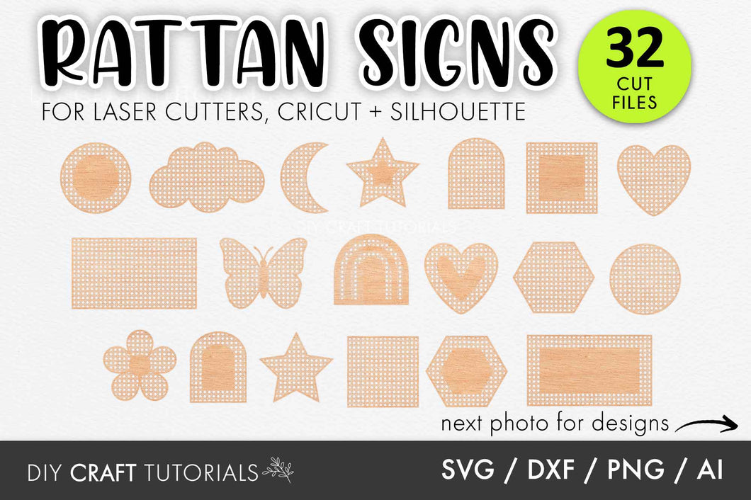 Rattan Sign SVG
