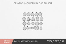 Load image into Gallery viewer, Christmas Ornament SVG Bundle
