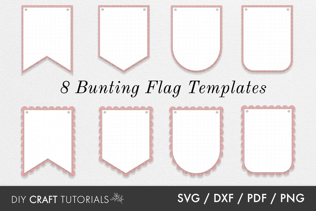 Bunting SVG Template