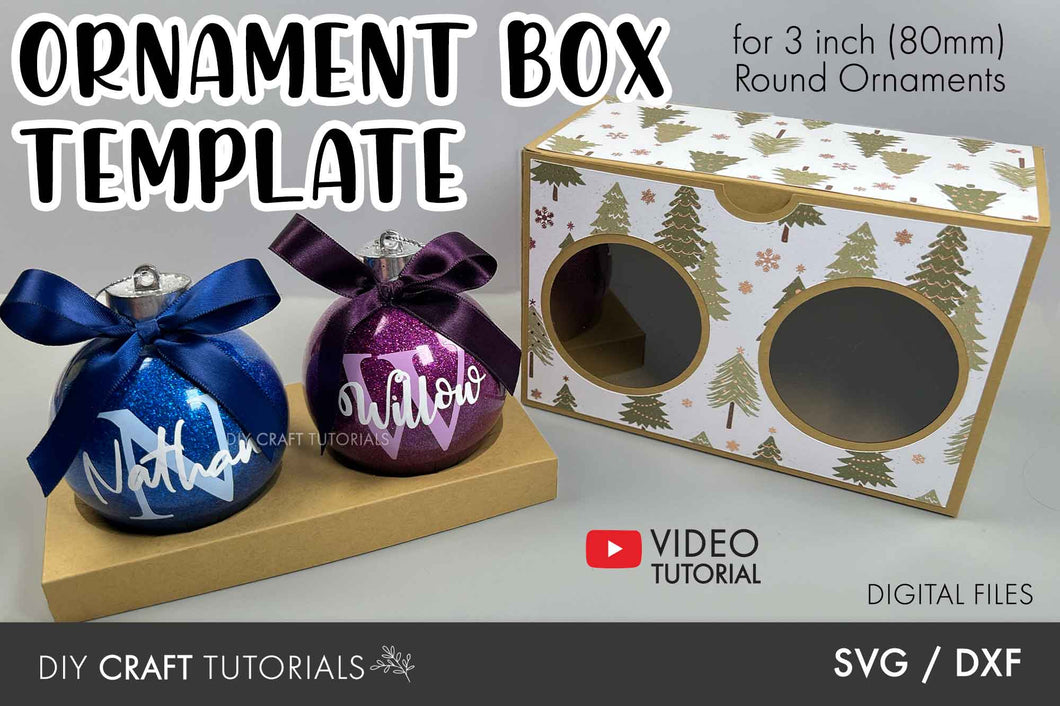 3in Double Ornament Box SVG