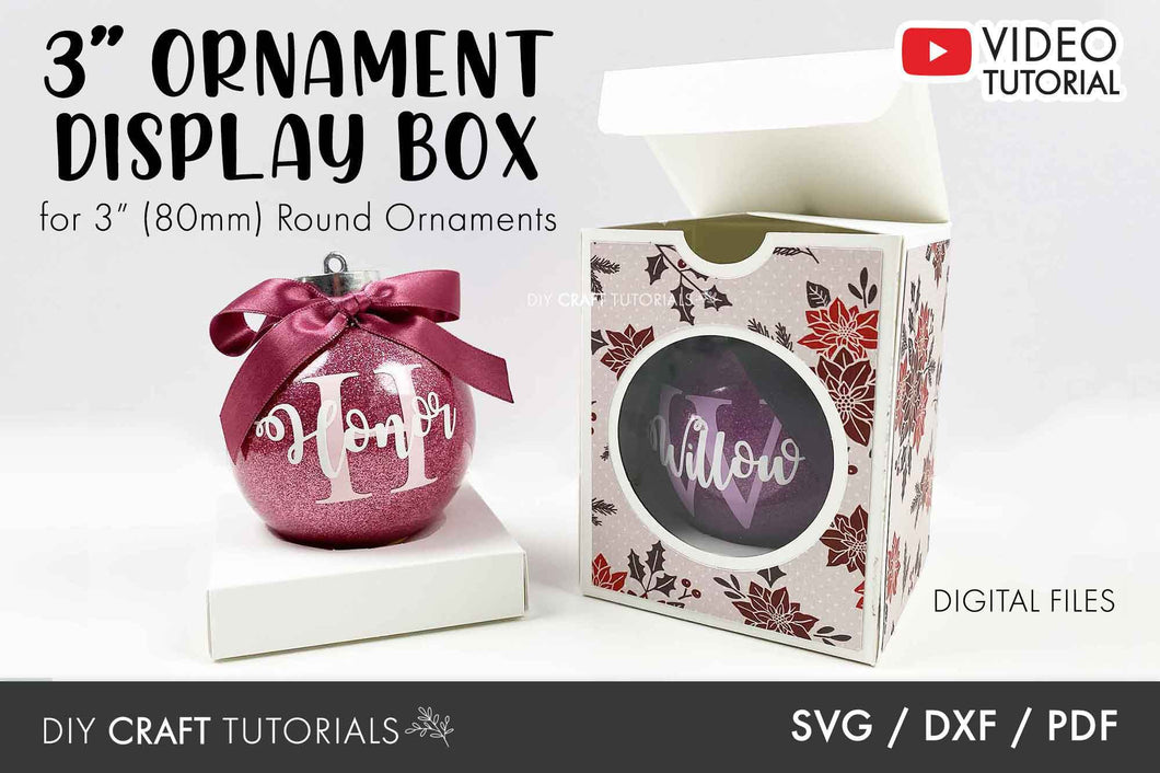 Christmas Ornament Box SVG
