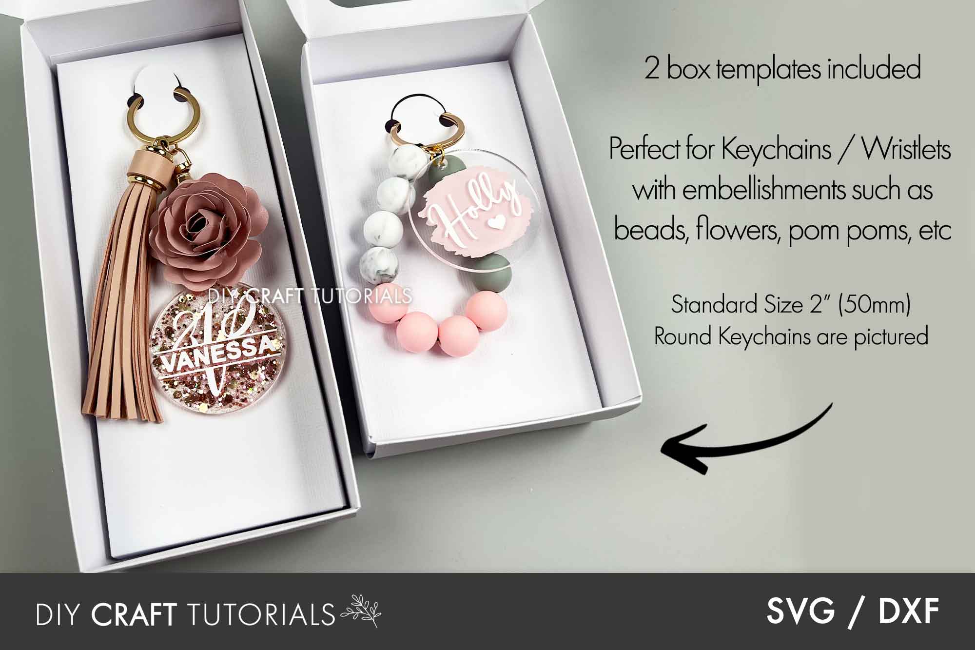 Keychain Box SVG – DIY Craft Tutorials