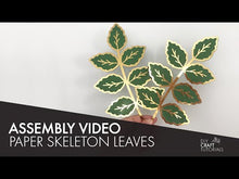 Load and play video in Gallery viewer, Layered Leaf SVG Template
