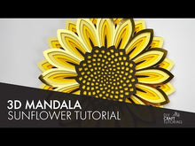Load and play video in Gallery viewer, Layered Mandala SVG - Sunflower
