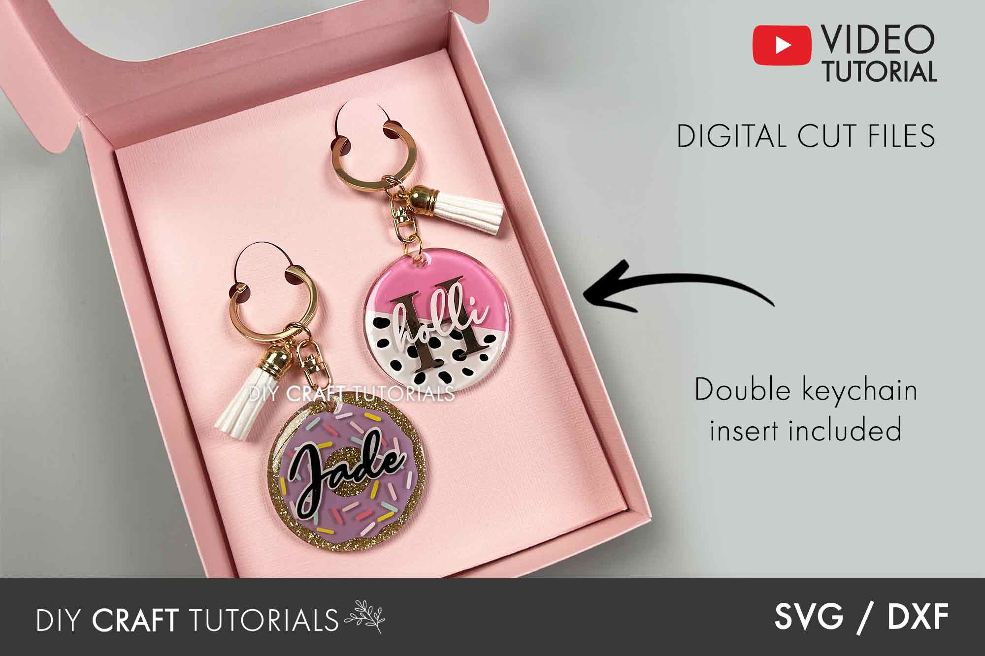 Double Keychain Box SVG – DIY Craft Tutorials