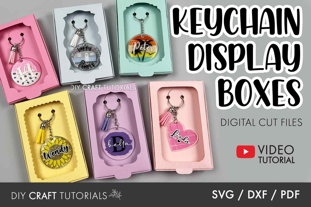 Keychain Display Box SVG – DIY Craft Tutorials