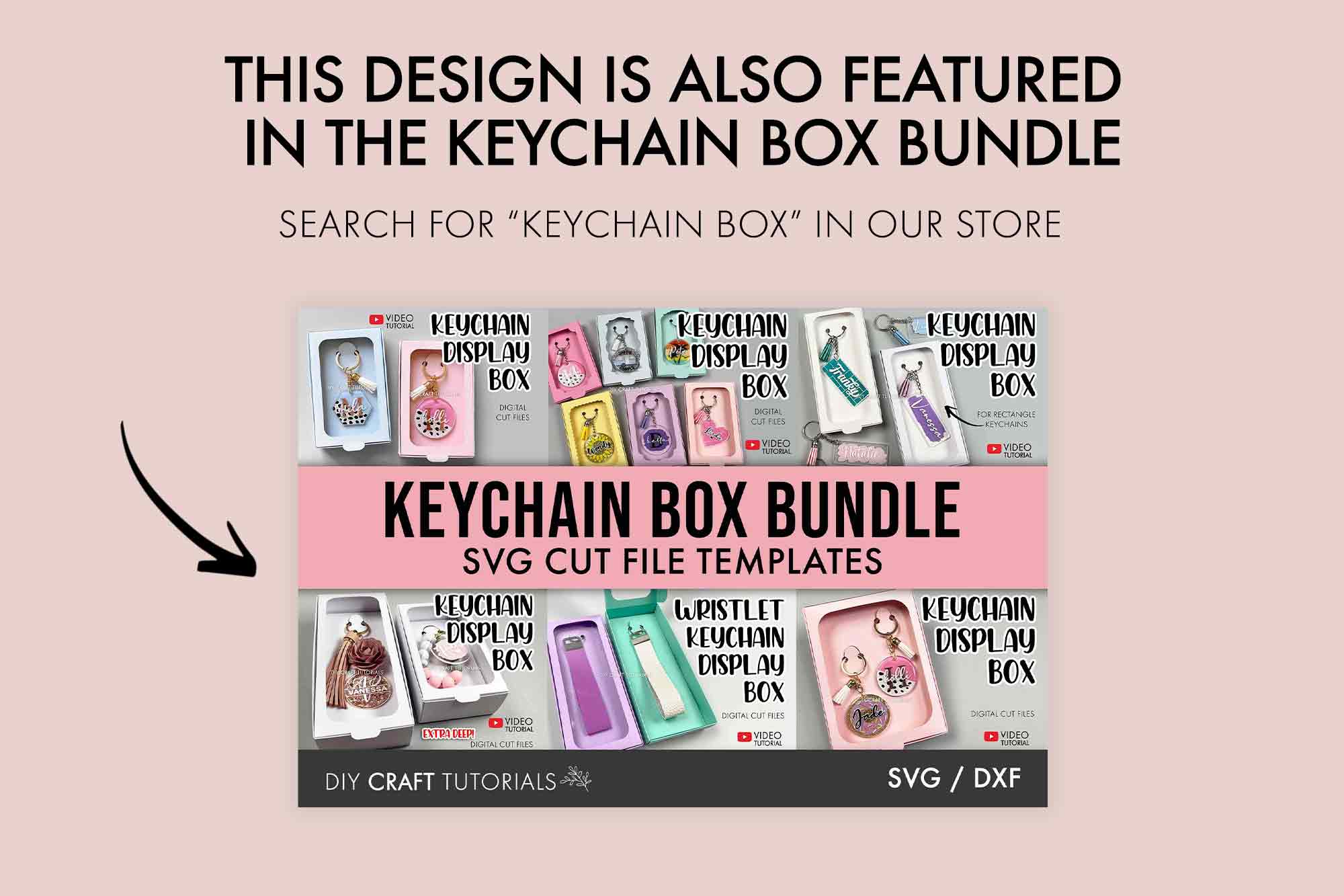 Keychain Box SVG – DIY Craft Tutorials