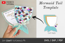 Load image into Gallery viewer, Mermaid Tail Template
